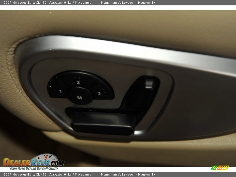 2007 Mercedes-Benz GL 450 Alabaster White / Macadamia Photo #15