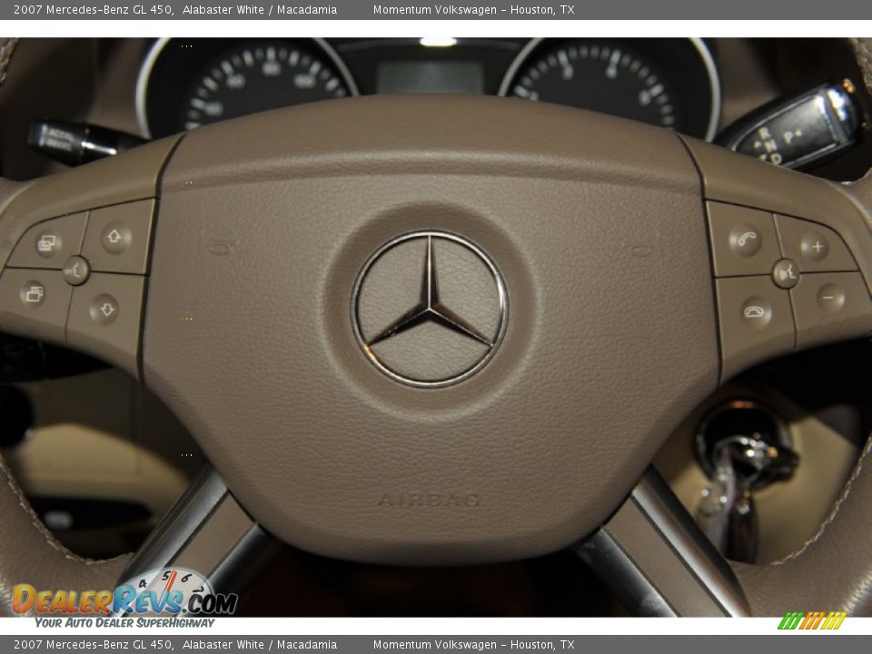 2007 Mercedes-Benz GL 450 Alabaster White / Macadamia Photo #31