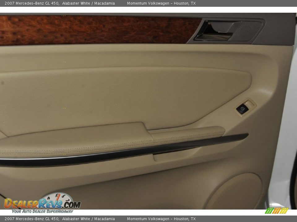 2007 Mercedes-Benz GL 450 Alabaster White / Macadamia Photo #35