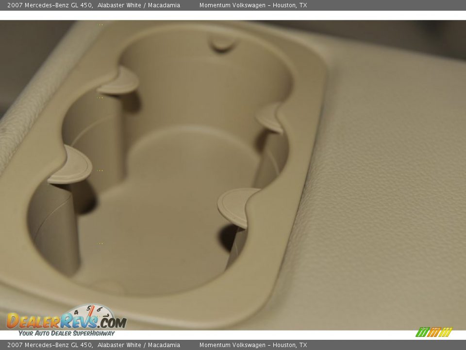 2007 Mercedes-Benz GL 450 Alabaster White / Macadamia Photo #36