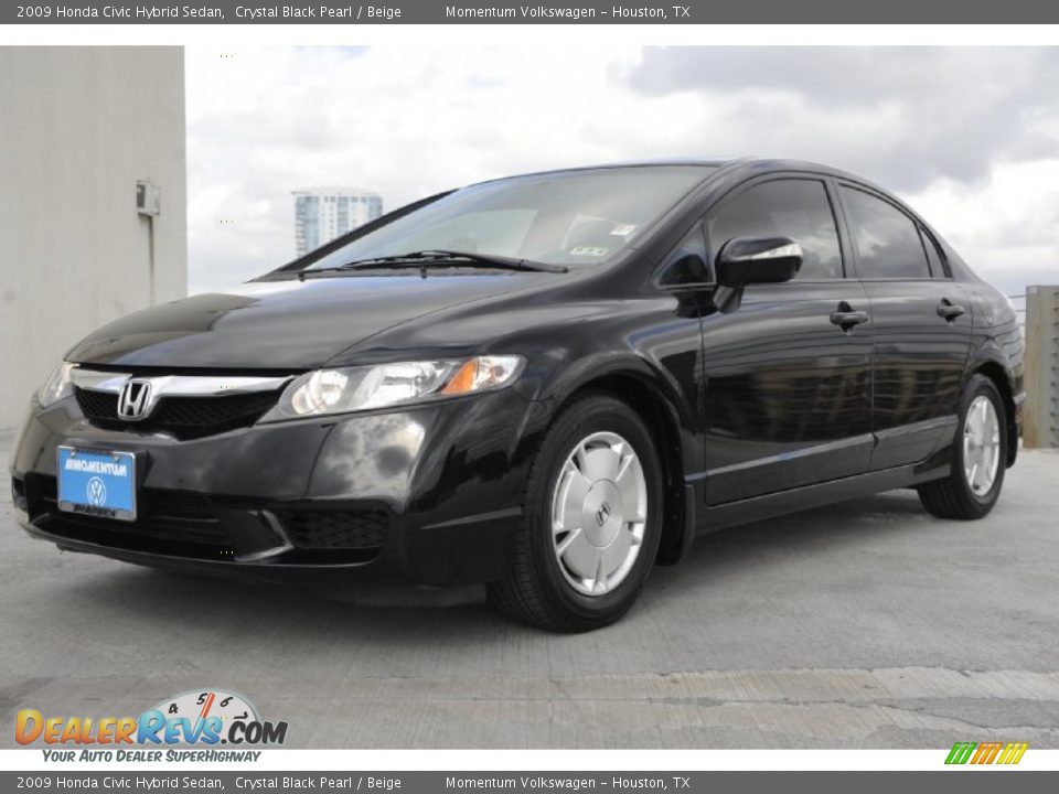 Front 3/4 View of 2009 Honda Civic Hybrid Sedan Photo #3