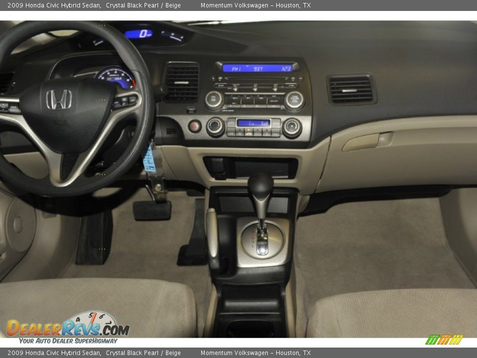 Dashboard of 2009 Honda Civic Hybrid Sedan Photo #27