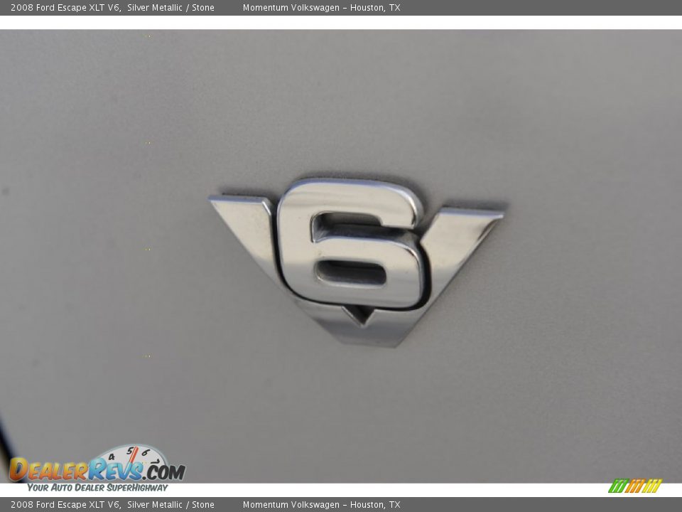 2008 Ford Escape XLT V6 Silver Metallic / Stone Photo #7