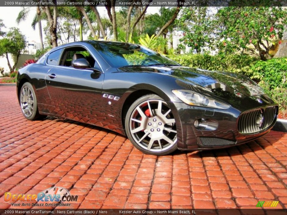 2009 Maserati GranTurismo Nero Carbonio (Black) / Nero Photo #1