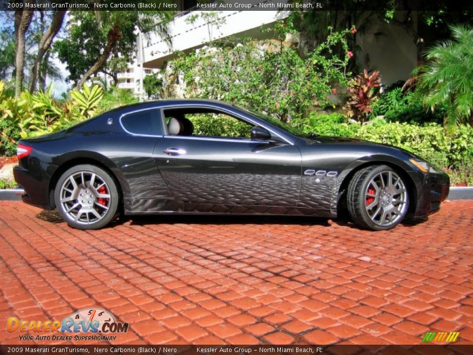2009 Maserati GranTurismo Nero Carbonio (Black) / Nero Photo #5