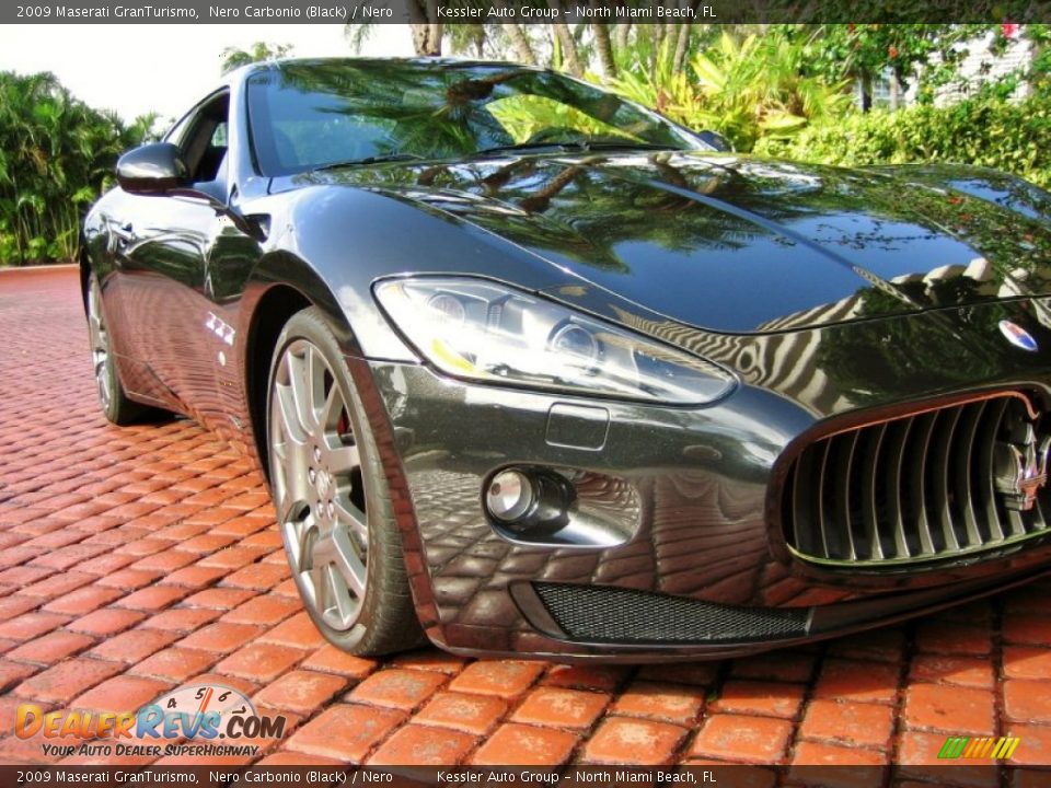 2009 Maserati GranTurismo Nero Carbonio (Black) / Nero Photo #9