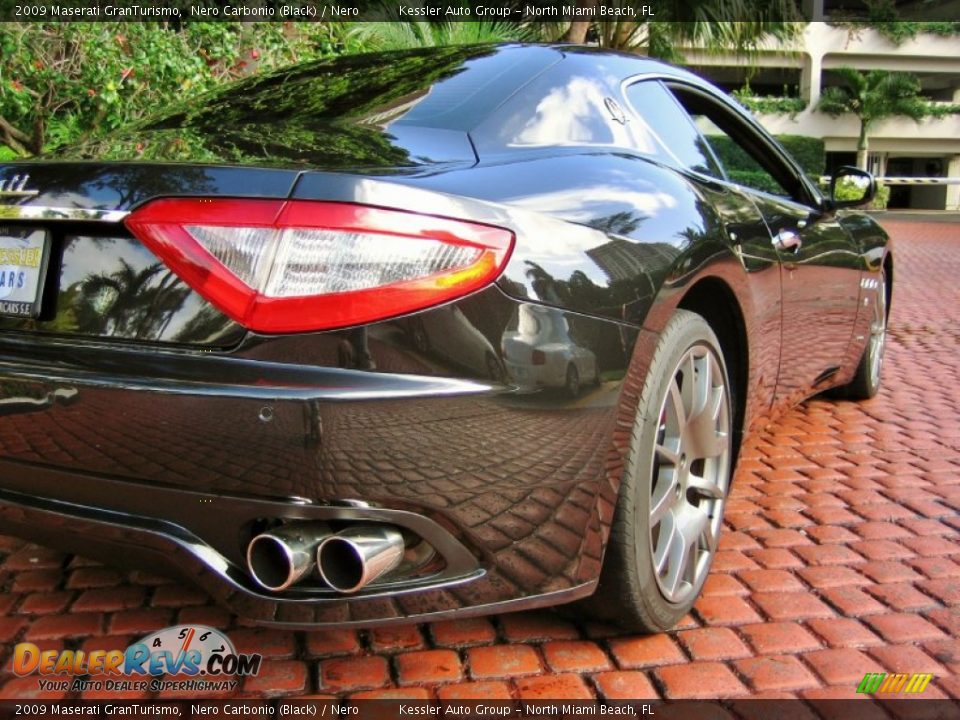 2009 Maserati GranTurismo Nero Carbonio (Black) / Nero Photo #12