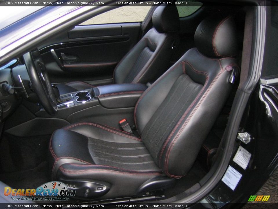 2009 Maserati GranTurismo Nero Carbonio (Black) / Nero Photo #14