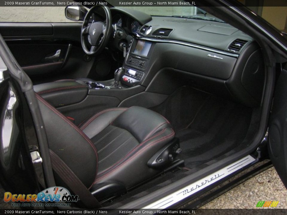 2009 Maserati GranTurismo Nero Carbonio (Black) / Nero Photo #19