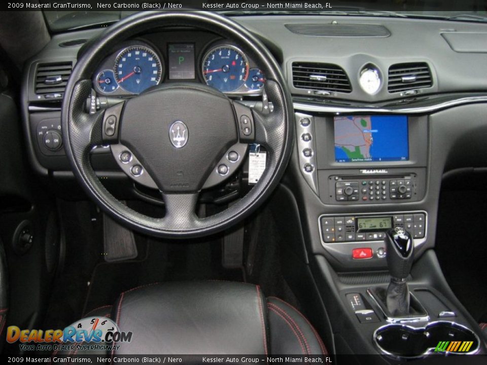 2009 Maserati GranTurismo Nero Carbonio (Black) / Nero Photo #20