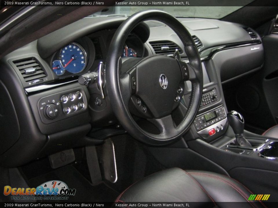 2009 Maserati GranTurismo Nero Carbonio (Black) / Nero Photo #22