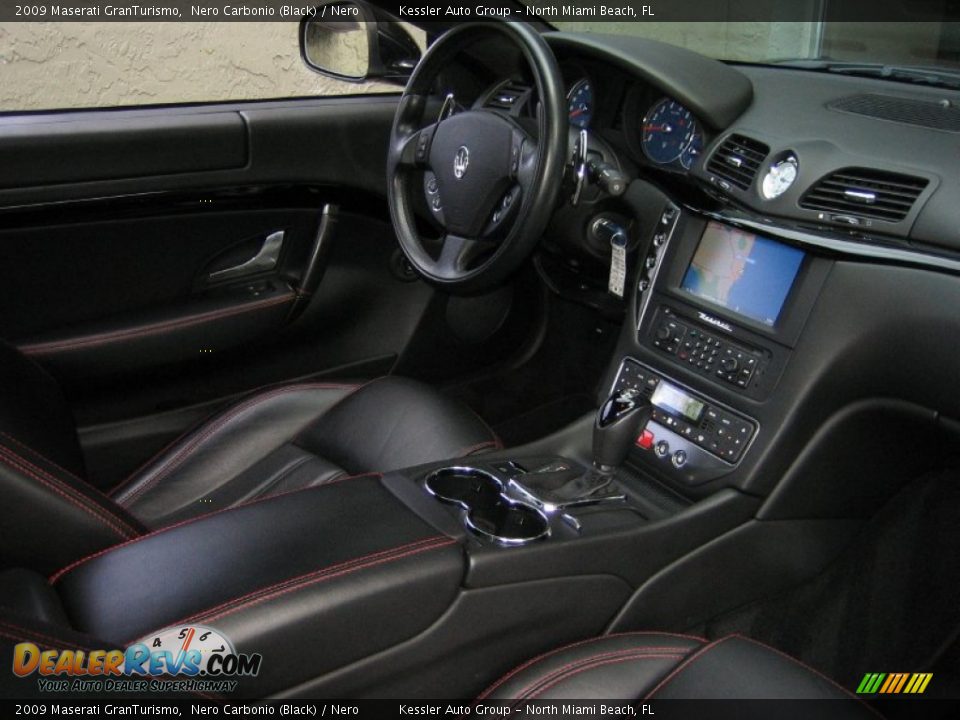 2009 Maserati GranTurismo Nero Carbonio (Black) / Nero Photo #24