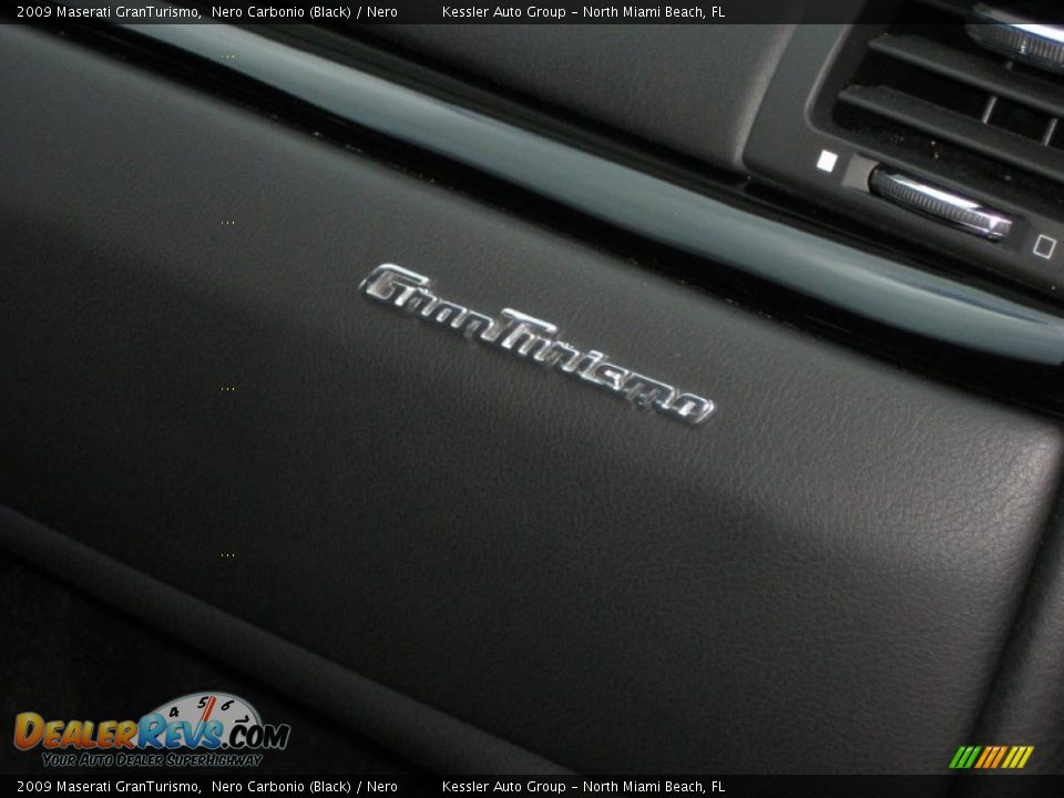 2009 Maserati GranTurismo Nero Carbonio (Black) / Nero Photo #32