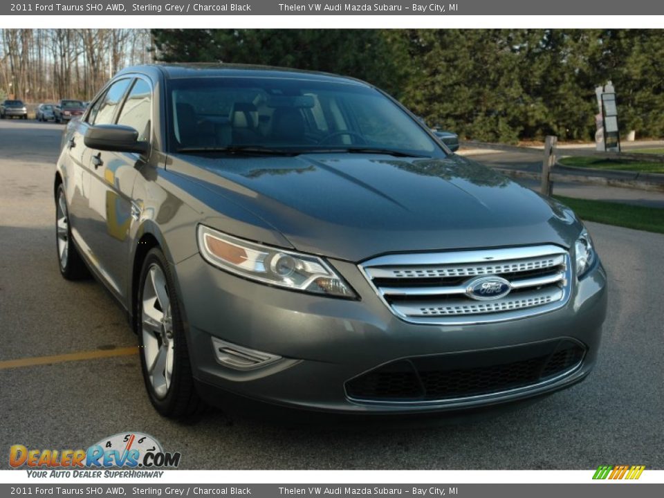 2011 Ford Taurus SHO AWD Sterling Grey / Charcoal Black Photo #1