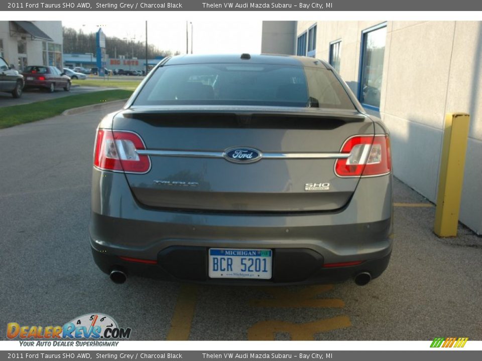 2011 Ford Taurus SHO AWD Sterling Grey / Charcoal Black Photo #5