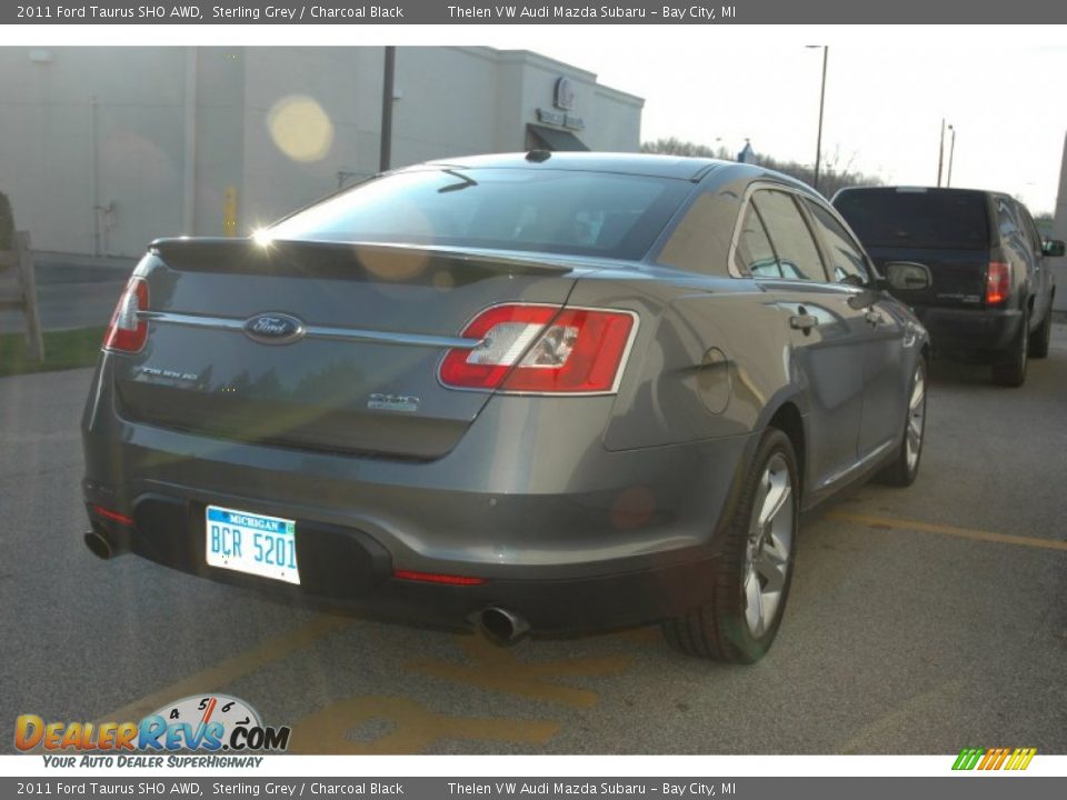 2011 Ford Taurus SHO AWD Sterling Grey / Charcoal Black Photo #6