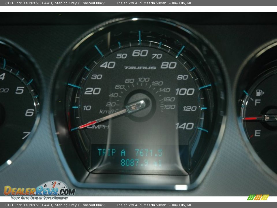 2011 Ford Taurus SHO AWD Sterling Grey / Charcoal Black Photo #12