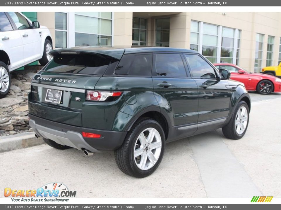 2012 Land Rover Range Rover Evoque Pure Galway Green Metallic / Ebony Photo #3