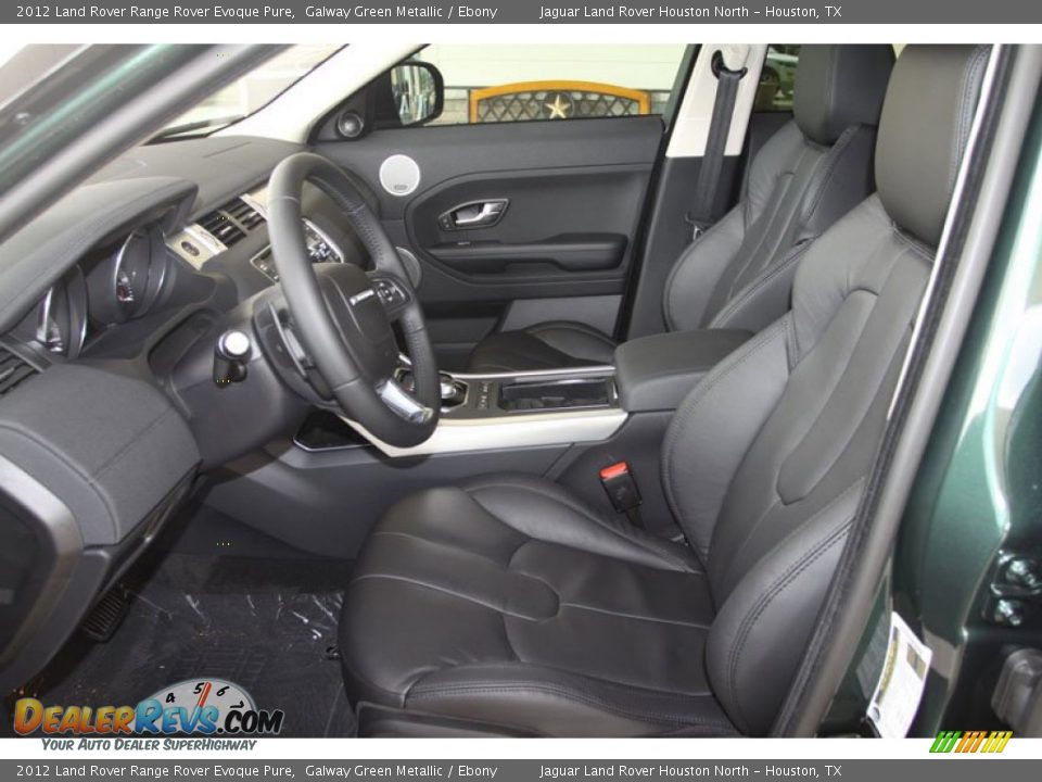 Ebony Interior - 2012 Land Rover Range Rover Evoque Pure Photo #5