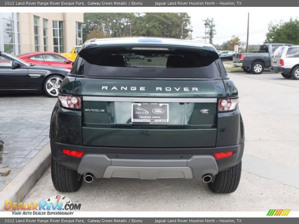 2012 Land Rover Range Rover Evoque Pure Galway Green Metallic / Ebony Photo #9