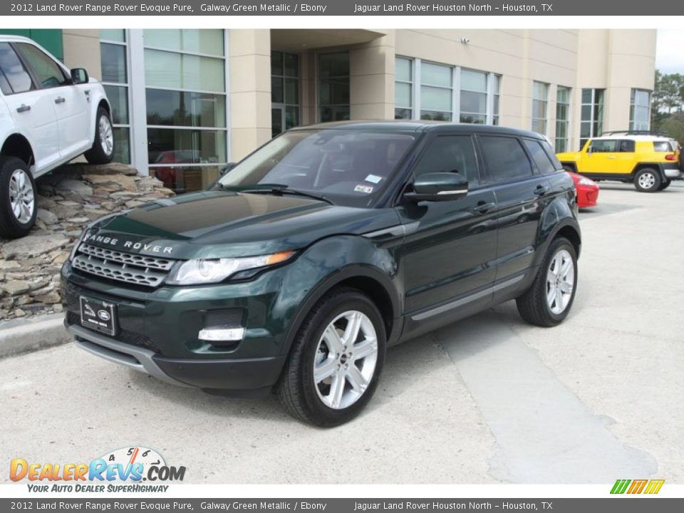 2012 Land Rover Range Rover Evoque Pure Galway Green Metallic / Ebony Photo #12