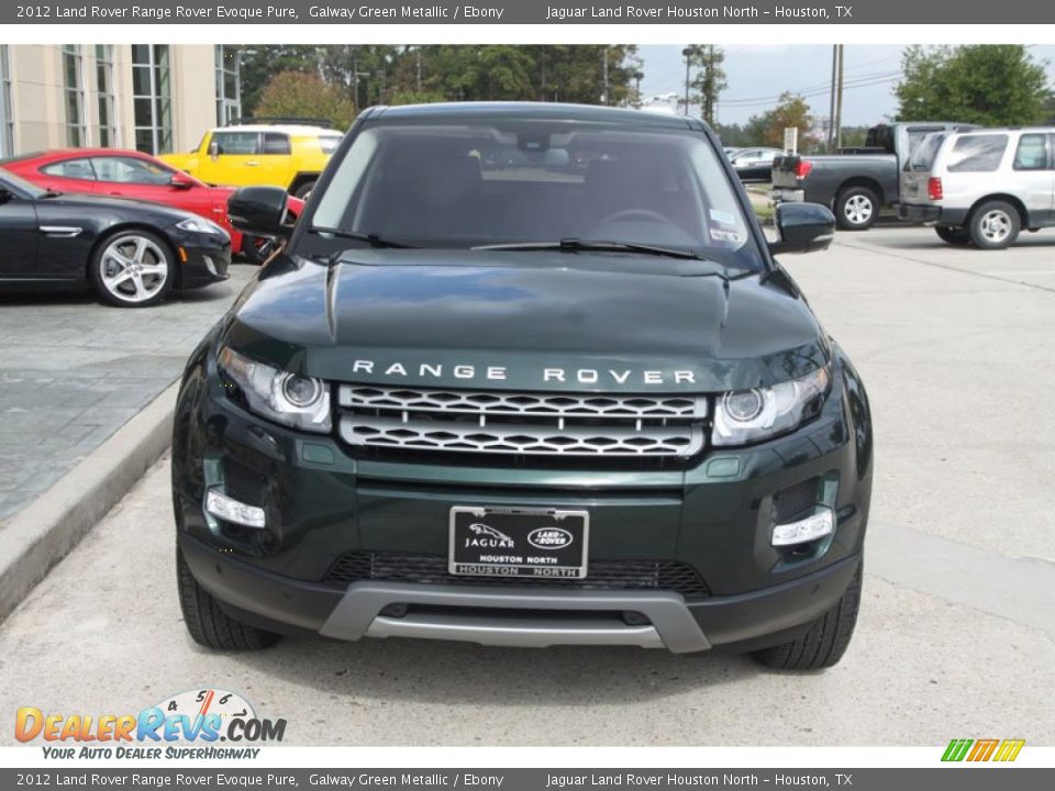 2012 Land Rover Range Rover Evoque Pure Galway Green Metallic / Ebony Photo #14