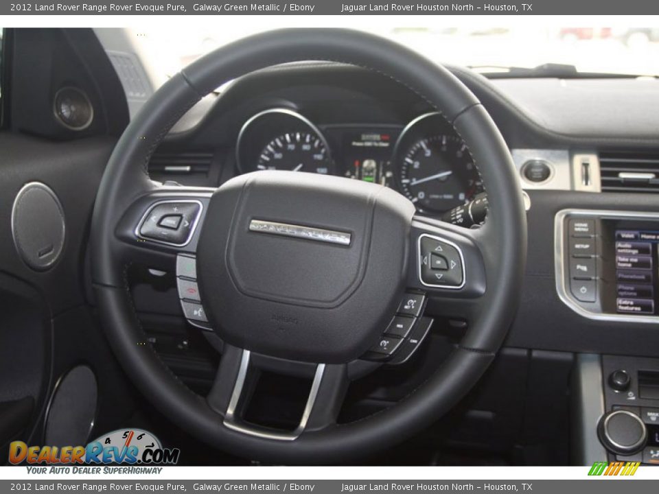 2012 Land Rover Range Rover Evoque Pure Steering Wheel Photo #18