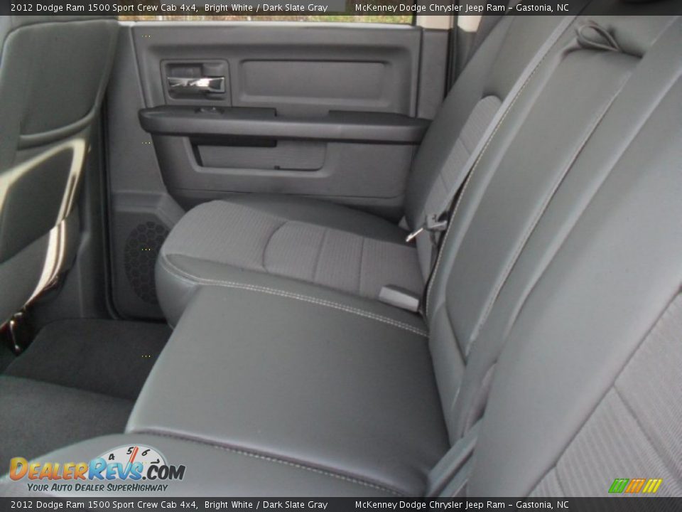 2012 Dodge Ram 1500 Sport Crew Cab 4x4 Bright White / Dark Slate Gray Photo #14