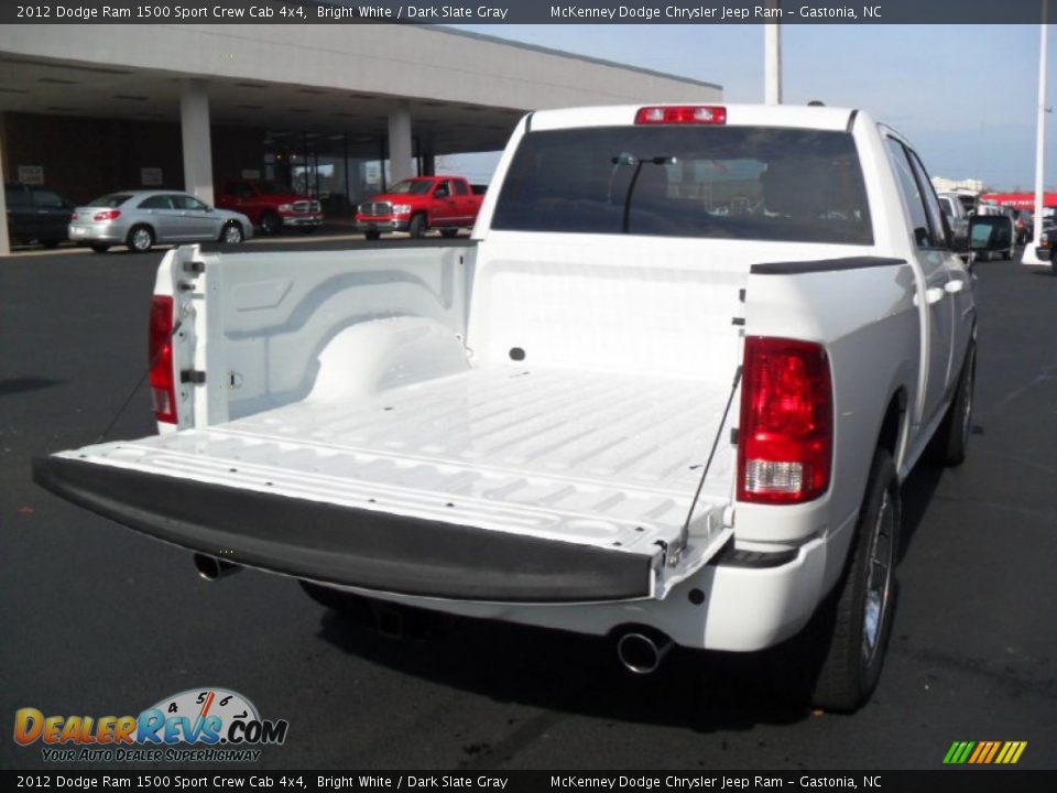 2012 Dodge Ram 1500 Sport Crew Cab 4x4 Bright White / Dark Slate Gray Photo #17