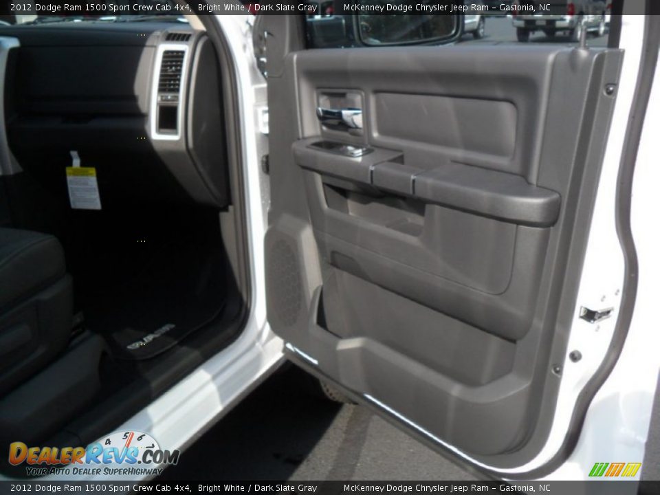 2012 Dodge Ram 1500 Sport Crew Cab 4x4 Bright White / Dark Slate Gray Photo #21