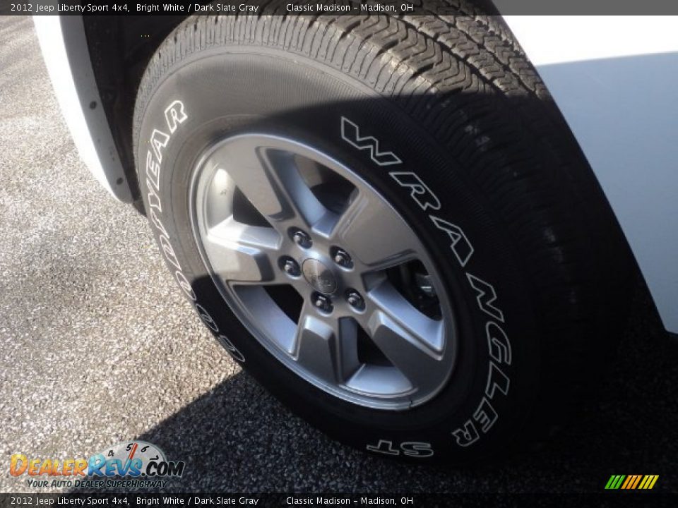2012 Jeep Liberty Sport 4x4 Bright White / Dark Slate Gray Photo #5