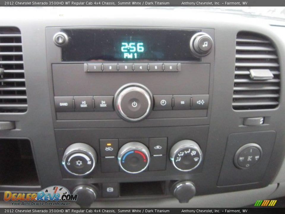 Audio System of 2012 Chevrolet Silverado 3500HD WT Regular Cab 4x4 Chassis Photo #18