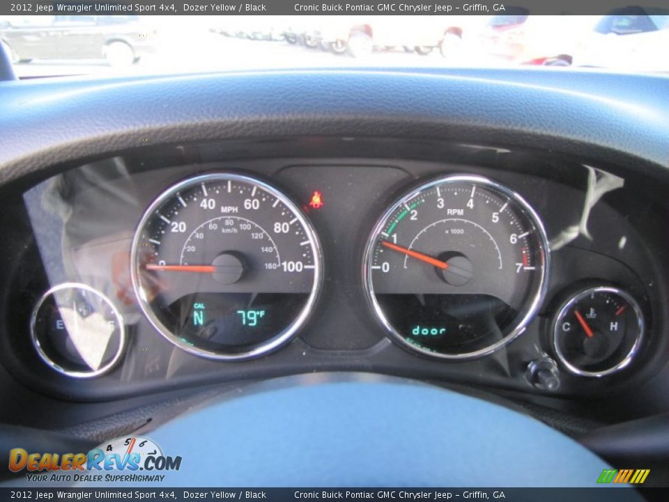 2012 Jeep Wrangler Unlimited Sport 4x4 Gauges Photo #18