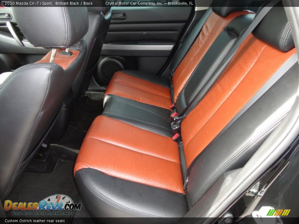 Custom Ostrich leather rear seats - 2010 Mazda CX-7