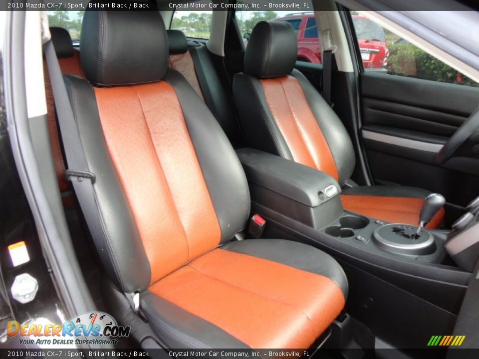 2010 Mazda CX-7 i Sport Brilliant Black / Black Photo #13