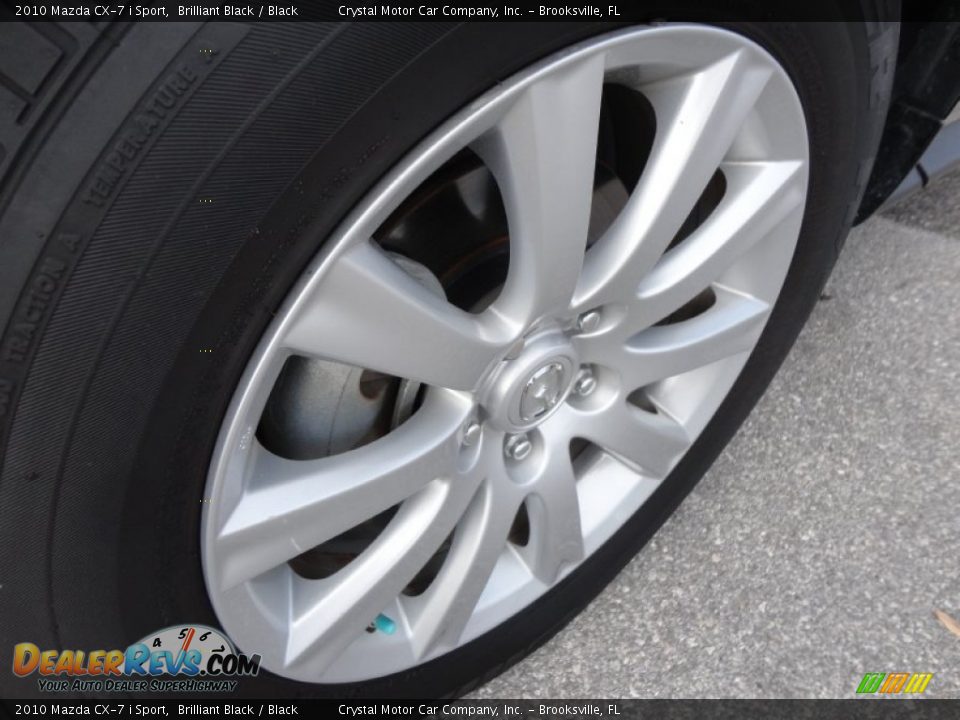 2010 Mazda CX-7 i Sport Brilliant Black / Black Photo #16