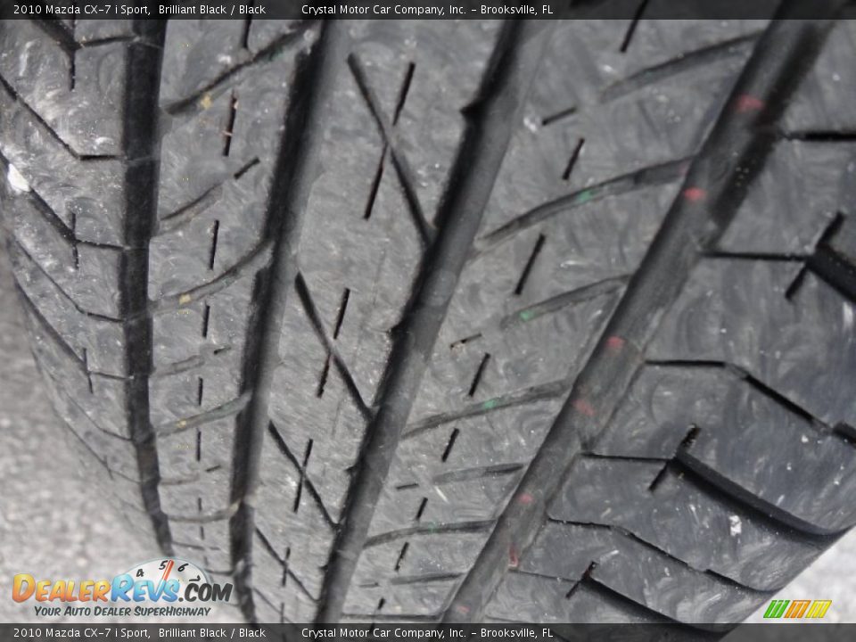 2010 Mazda CX-7 i Sport Brilliant Black / Black Photo #17