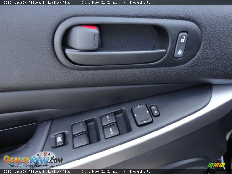 2010 Mazda CX-7 i Sport Brilliant Black / Black Photo #21