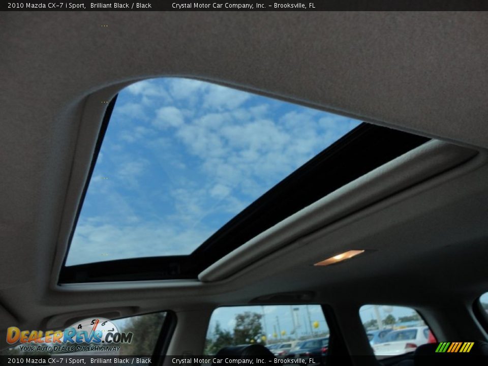 2010 Mazda CX-7 i Sport Brilliant Black / Black Photo #26