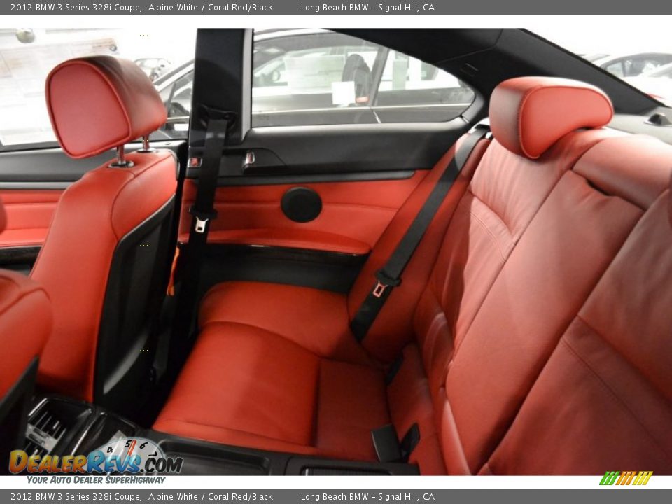 Coral Red/Black Interior - 2012 BMW 3 Series 328i Coupe Photo #8