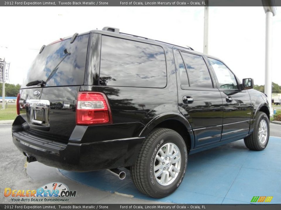 Tuxedo Black Metallic 2012 Ford Expedition Limited Photo #3