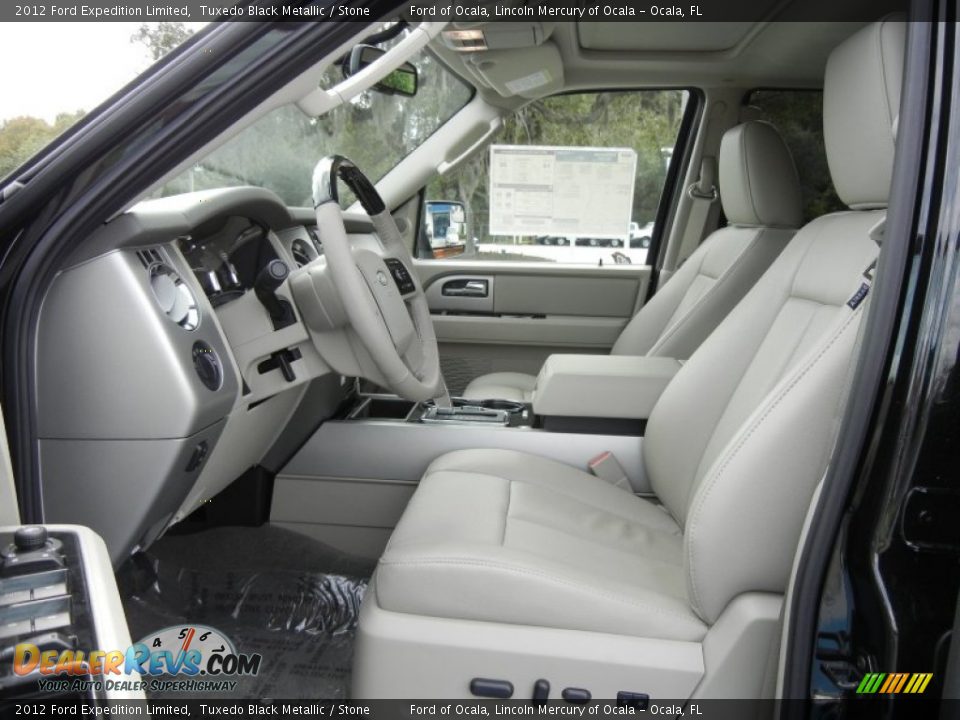 Stone Interior - 2012 Ford Expedition Limited Photo #5