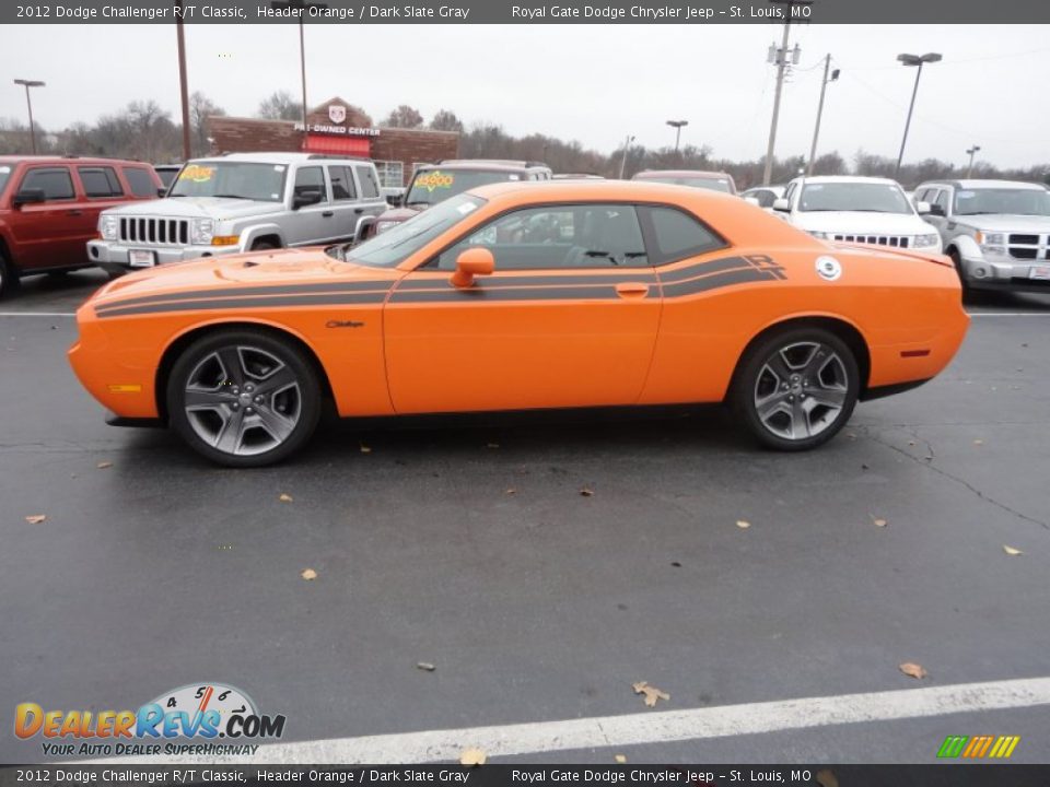 Header Orange 2012 Dodge Challenger R/T Classic Photo #4