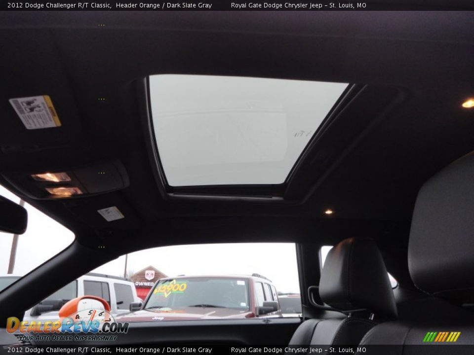 Sunroof of 2012 Dodge Challenger R/T Classic Photo #17