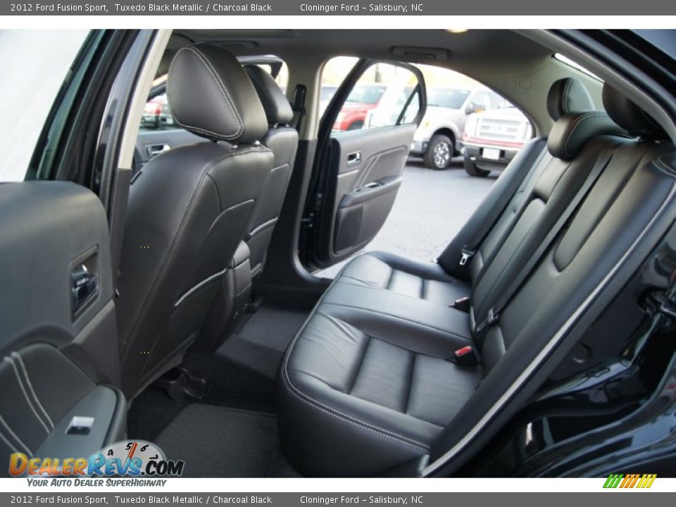 Charcoal Black Interior - 2012 Ford Fusion Sport Photo #11