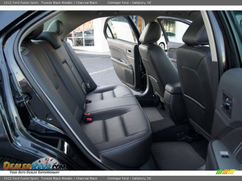 Charcoal Black Interior - 2012 Ford Fusion Sport Photo #12