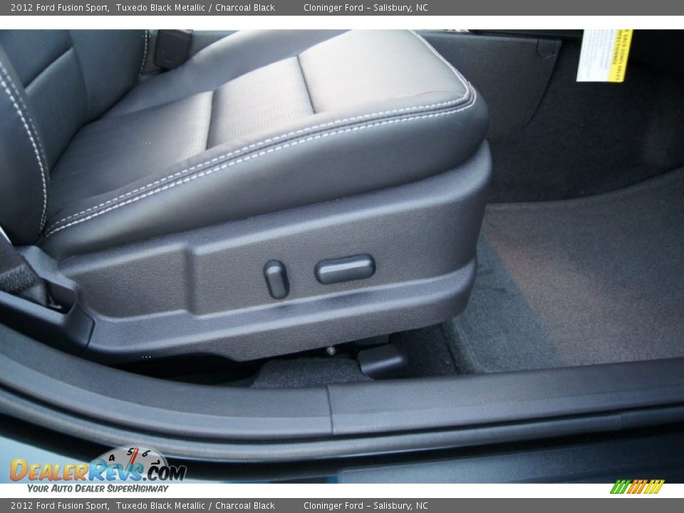 Charcoal Black Interior - 2012 Ford Fusion Sport Photo #13