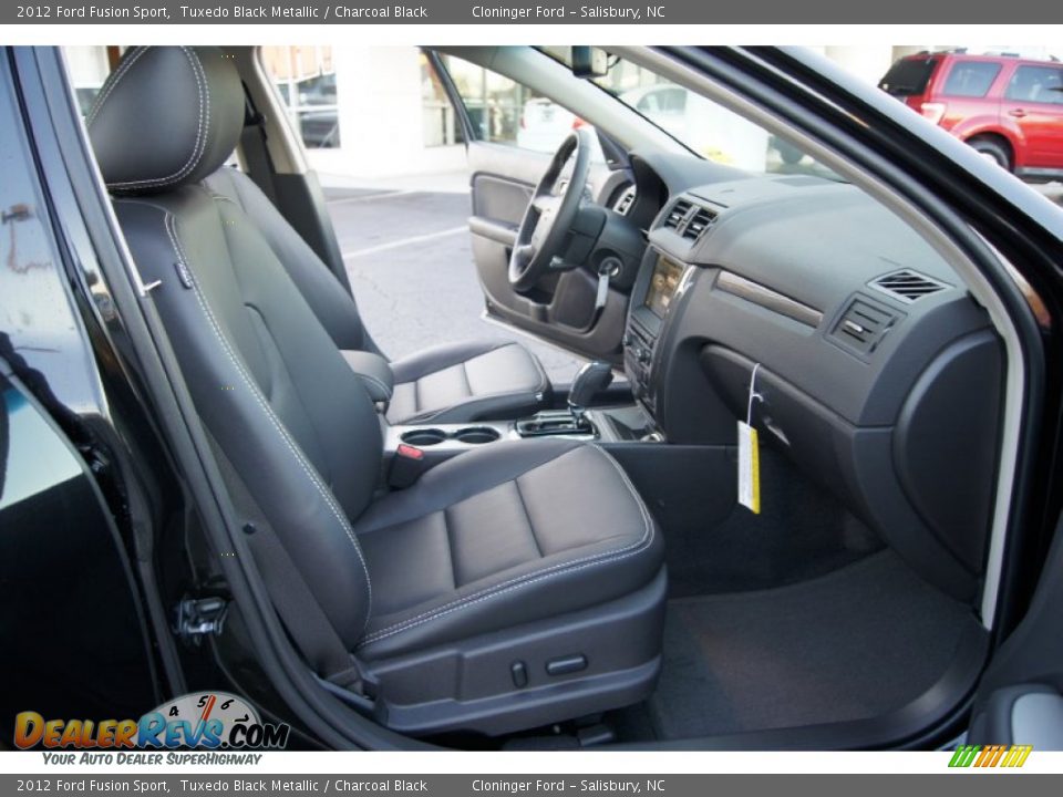 Charcoal Black Interior - 2012 Ford Fusion Sport Photo #14