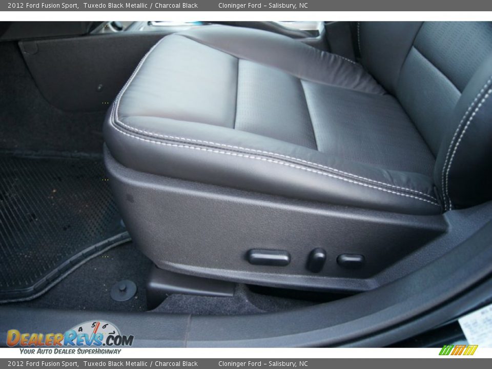 2012 Ford Fusion Sport Tuxedo Black Metallic / Charcoal Black Photo #21