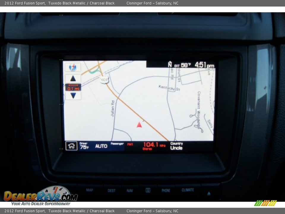 Navigation of 2012 Ford Fusion Sport Photo #28
